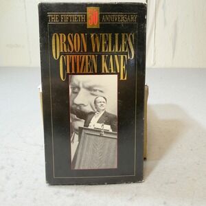 Citizen Kane VHS 50th Anniversary Edition Orson Welles Turner Home Entertainment